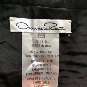 Oscar de la rents Fox scarf